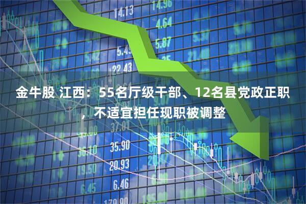 金牛股 江西：55名厅级干部、12名县党政正职，不适宜担任现职被调整
