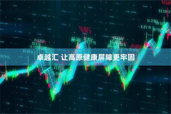 卓越汇 让高原健康屏障更牢固