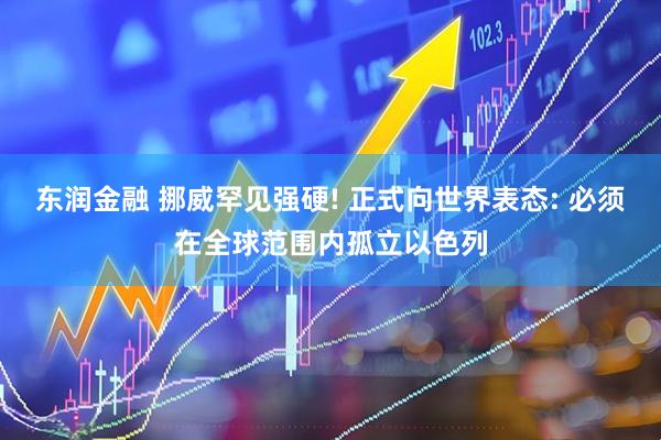 东润金融 挪威罕见强硬! 正式向世界表态: 必须在全球范围内孤立以色列